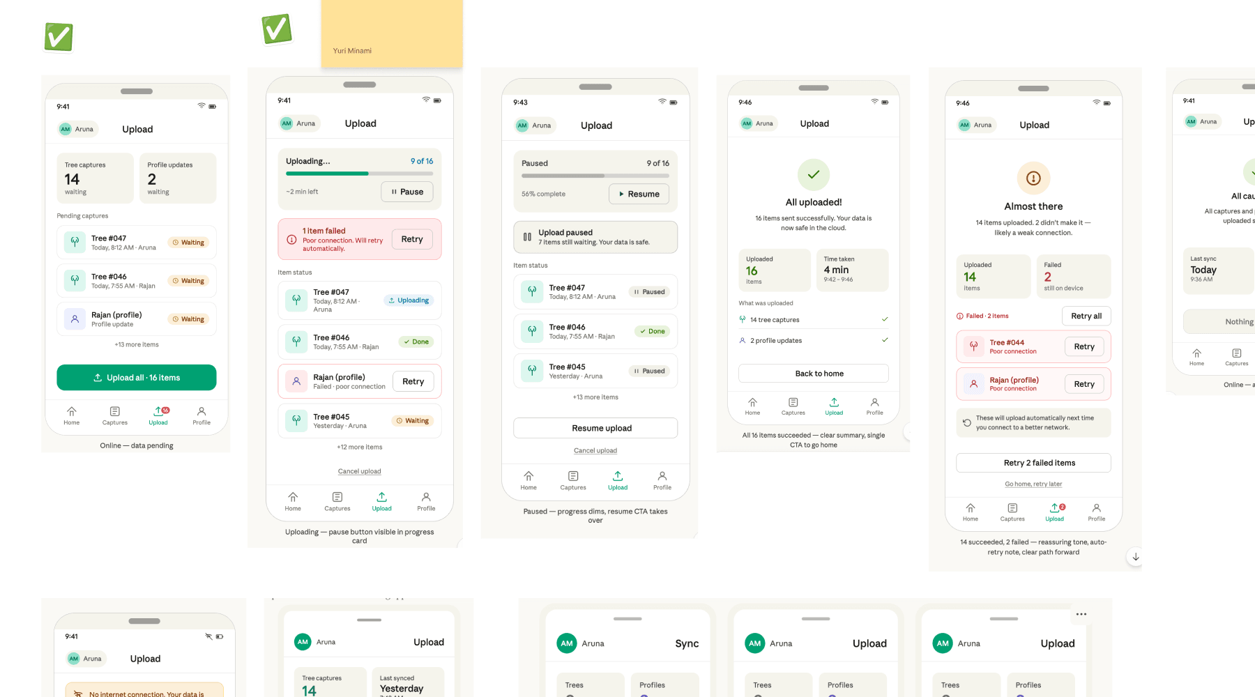 AI design workspace showing interface exploration