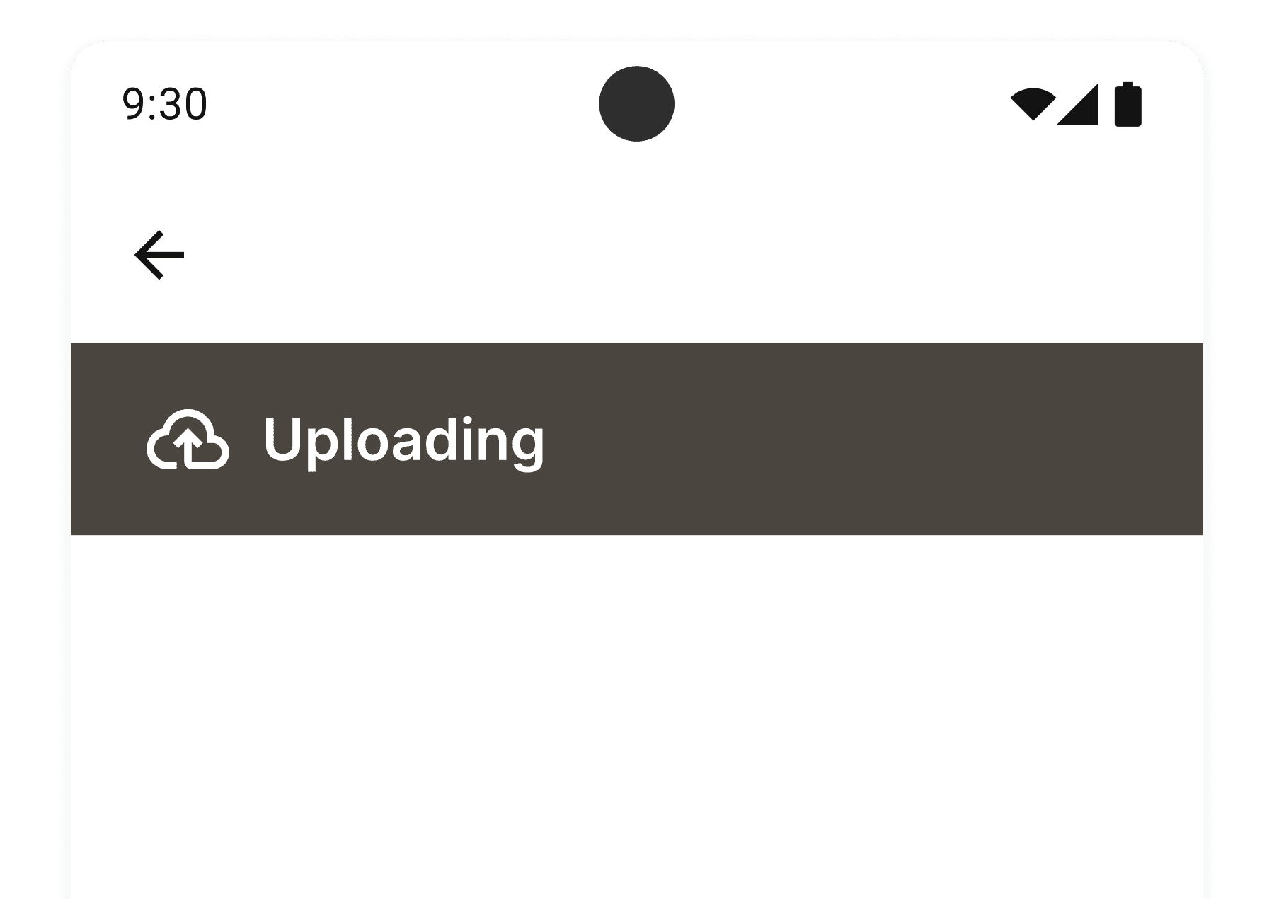 Automatic uploads concept